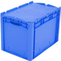 Eurostapelbakken XL met dubbele bodem, blauw, 14310