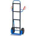 Diables pour appareils électroménagers, capacité 350 kg, bandage pneumatique, bleu, 43567