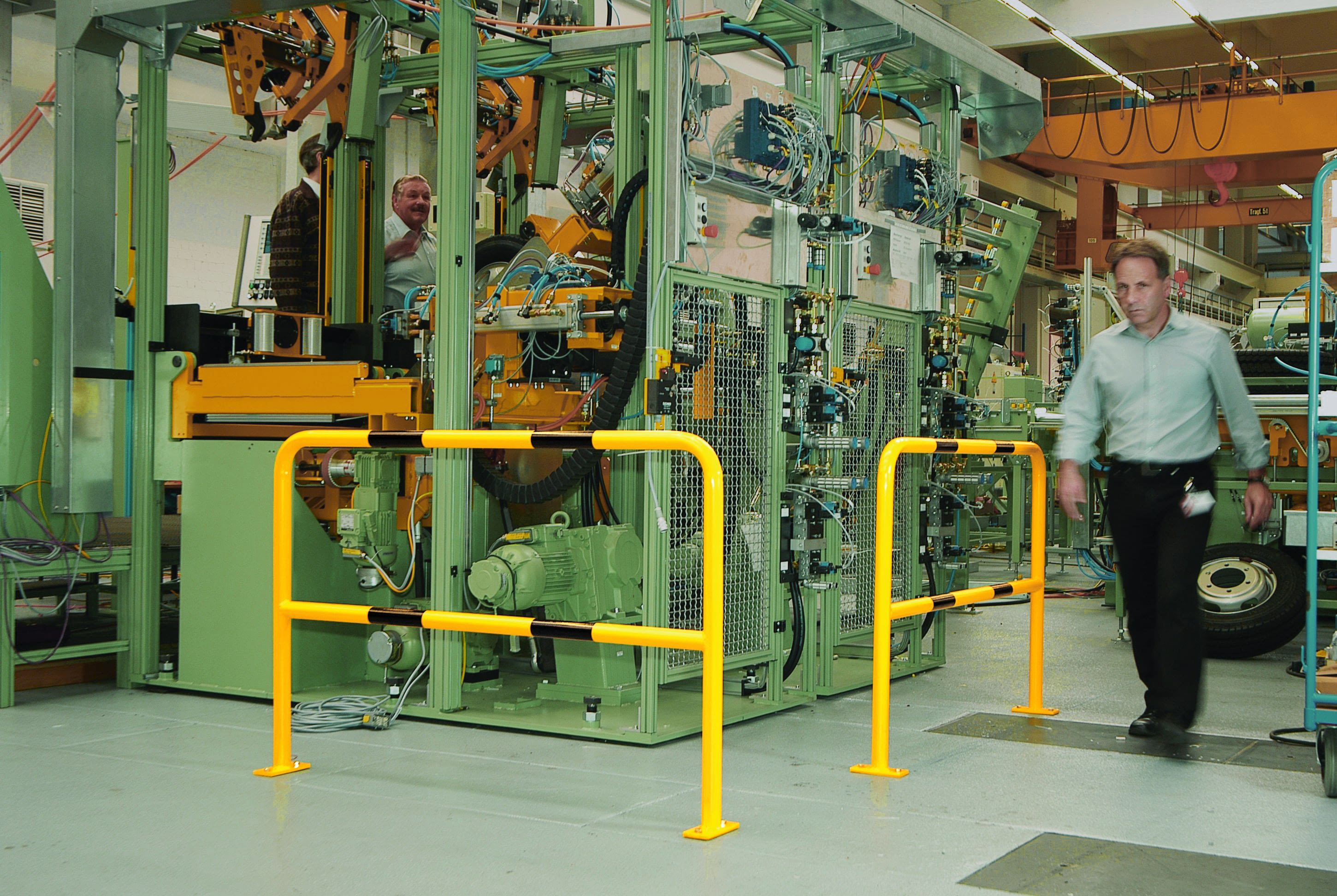 Stahlschutzbügel, gelb/schwarz, 20601