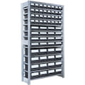 Boltless shelving complete with RK bins, with bins, galvanised, shop_img_90037