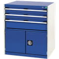 Drawer cabinets, blue, light grey, 41403