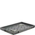 Plastic trays, dark grey, 30286