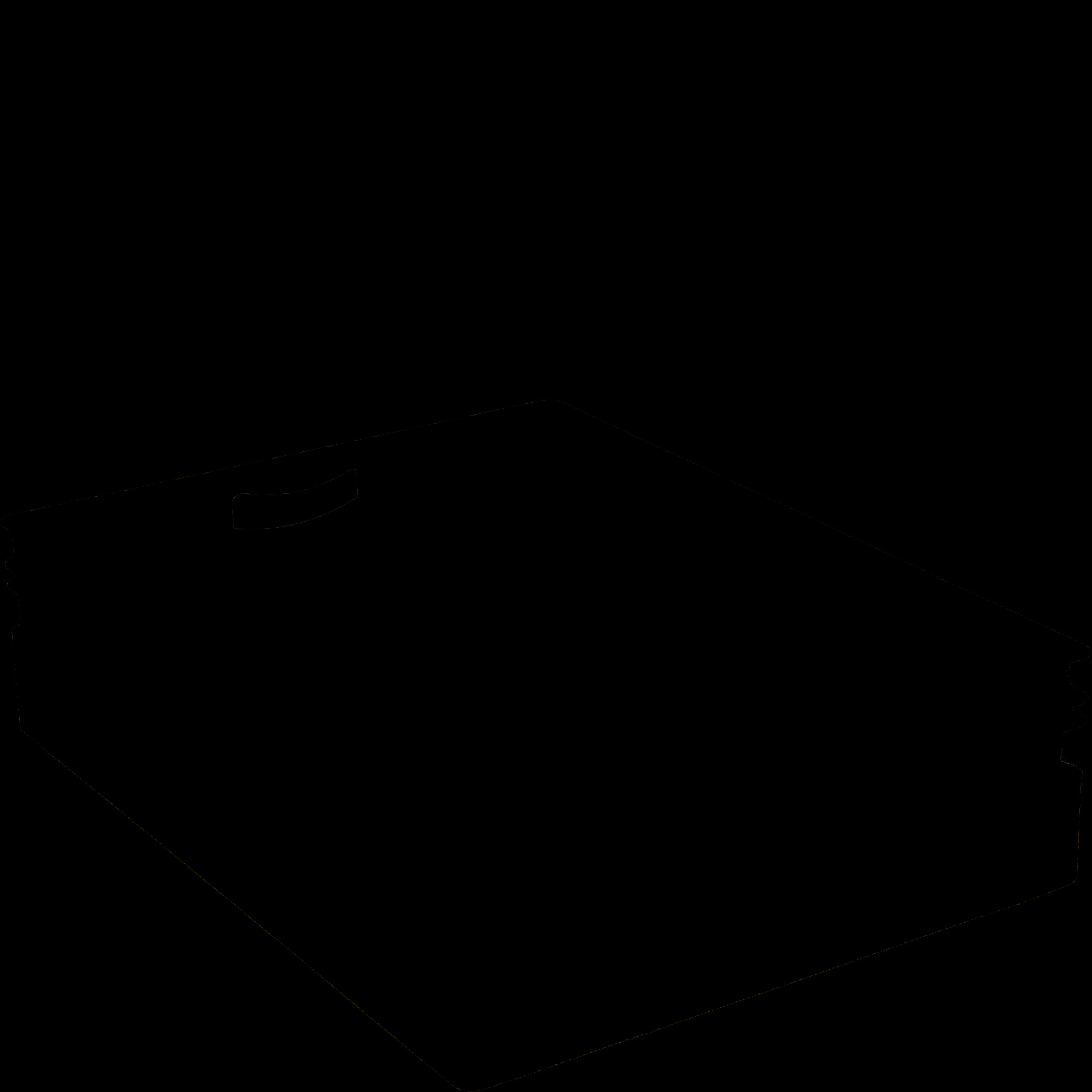 Stohovacie euro prepravky XL, s otvorom na kratšej strane, modrá, 22598