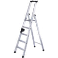 Aluminium staande ladders, enkelzijdig gebruik, aluminium, shop_img_16371