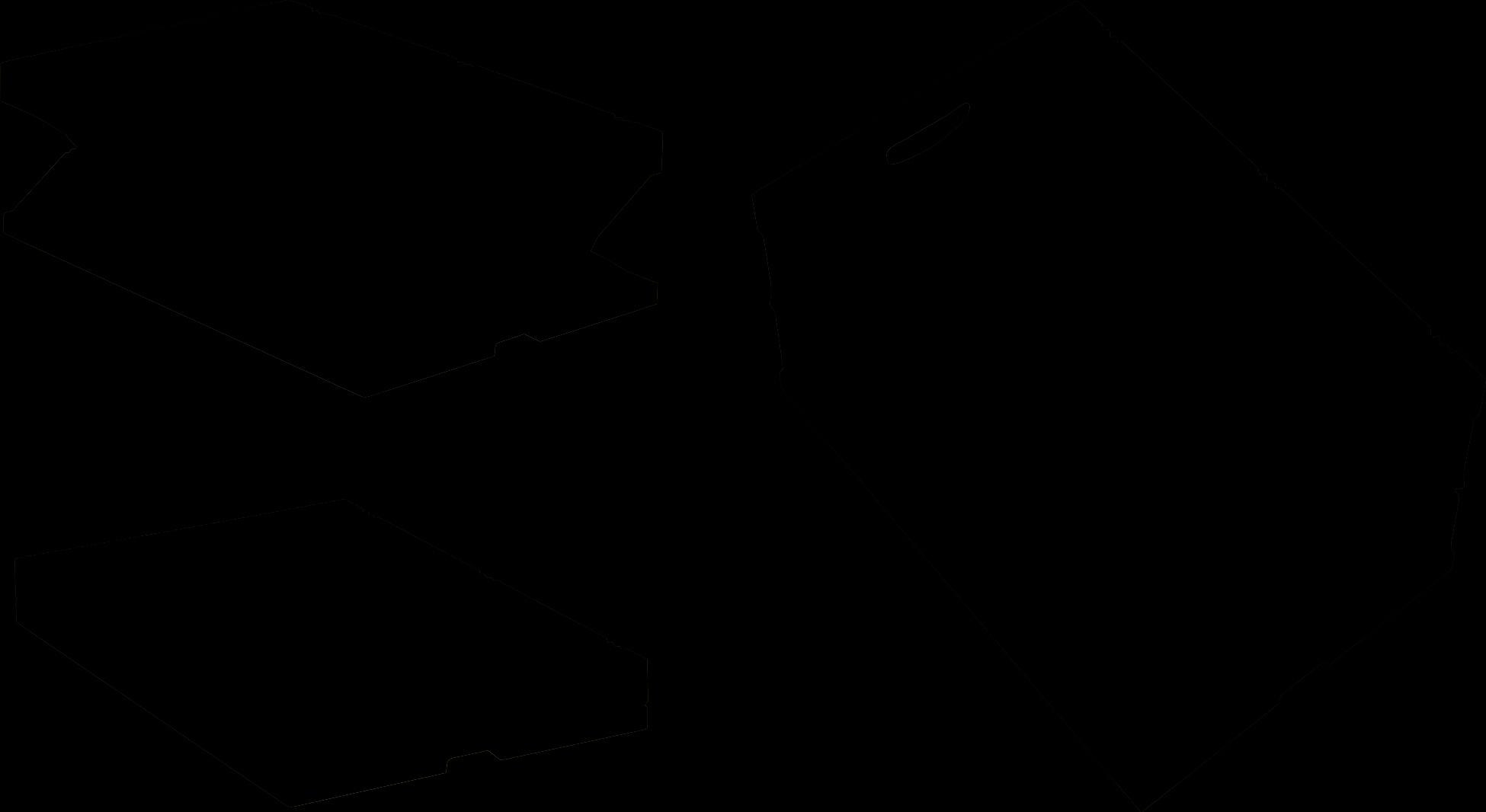 Bacs pliables de distribution, série MFB, bleu-gris, 11540