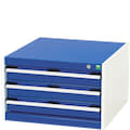 Drawer cabinets, blue, light grey, 41431