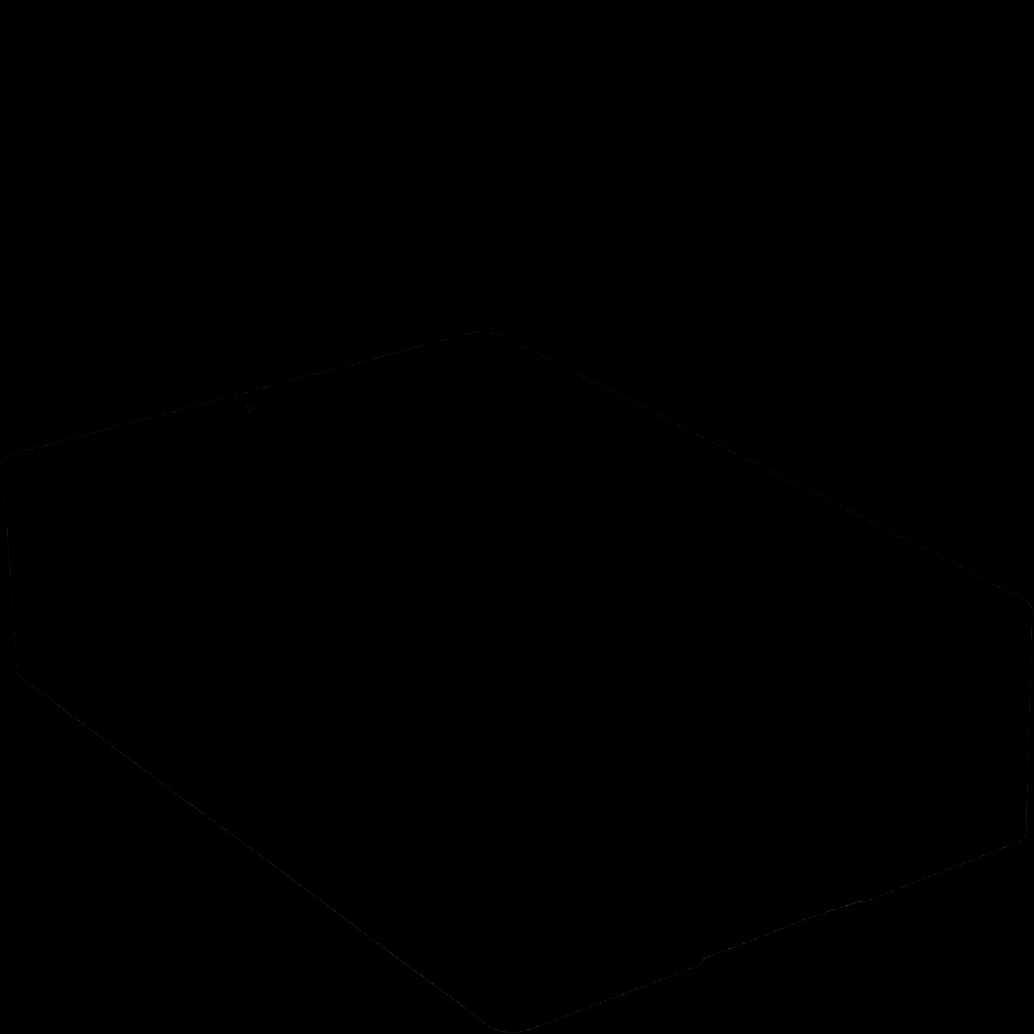 Cajas KLT con base doble para artículos pequeños, turquesa, 17508