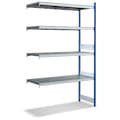 Grootvakstellingen met stalen legborden, blauw, 27140