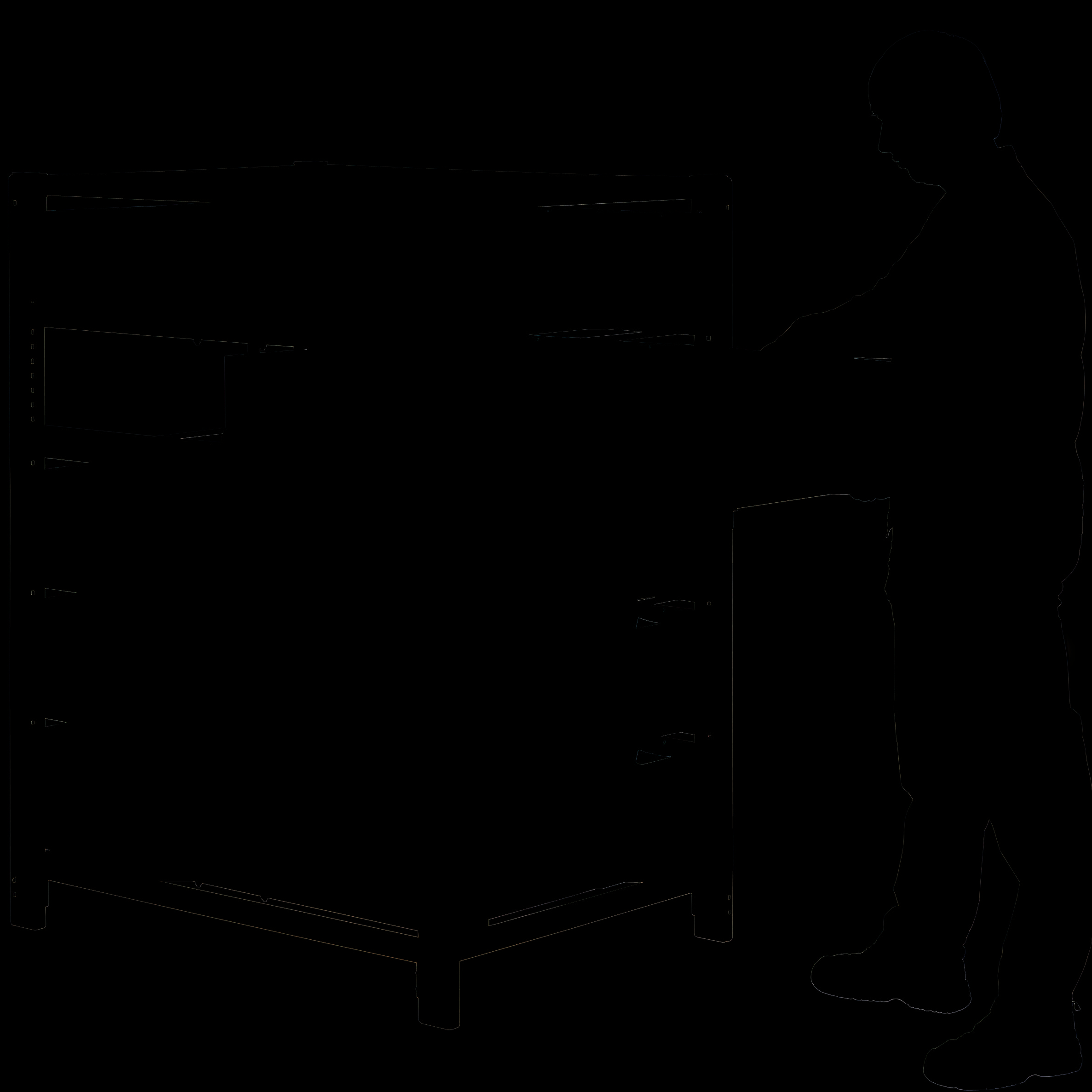 Kommissionierregale mit Auszug, mit Behältern, blau, 33199