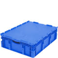 Eurostapelbakken XL met dubbele bodem, blauw, 22602