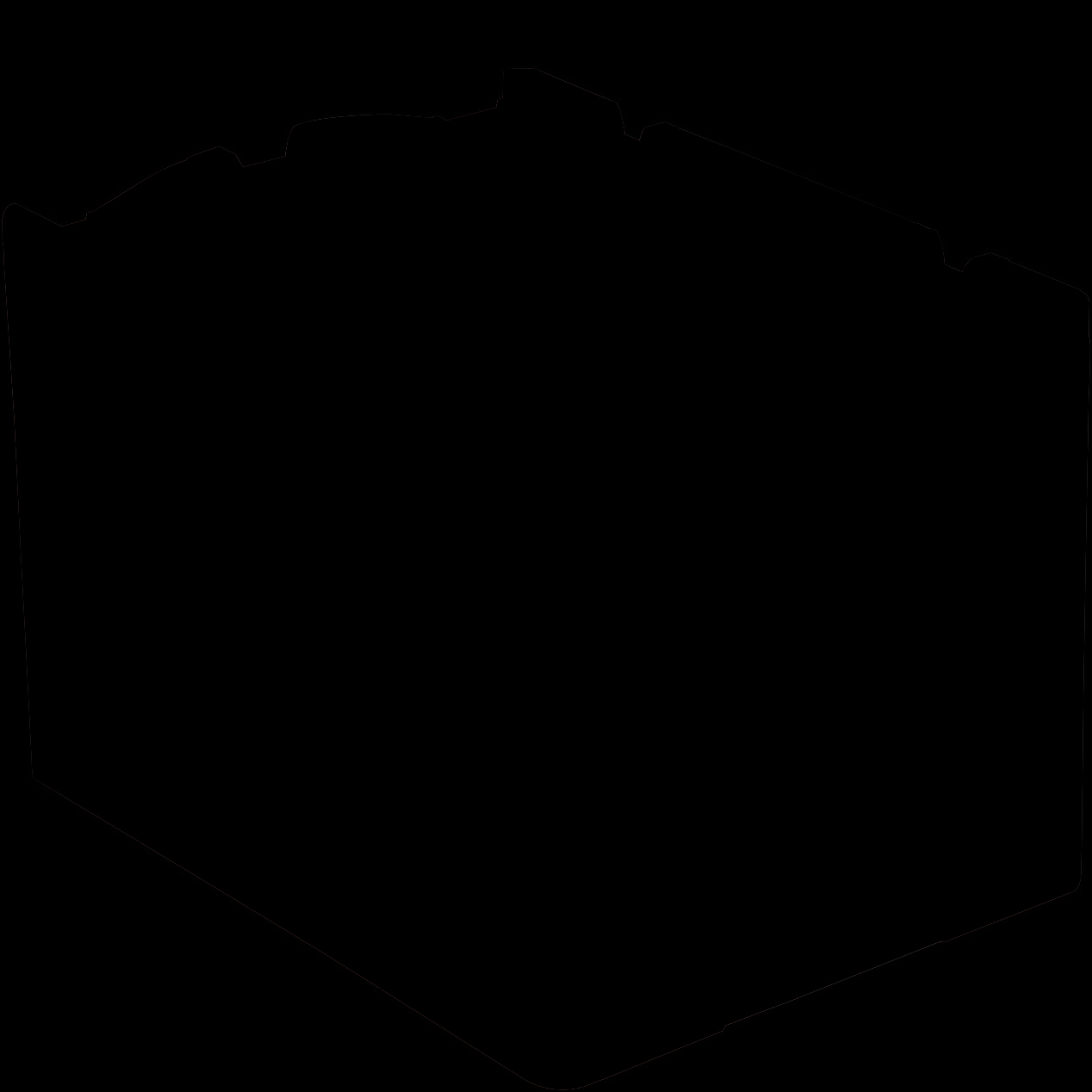 Malé prepravky KLT s rebrovaným dnom, tyrkysová, 16804