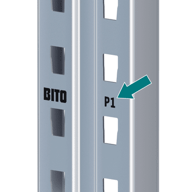 Pallet racking- Frames - unassembled | BITO