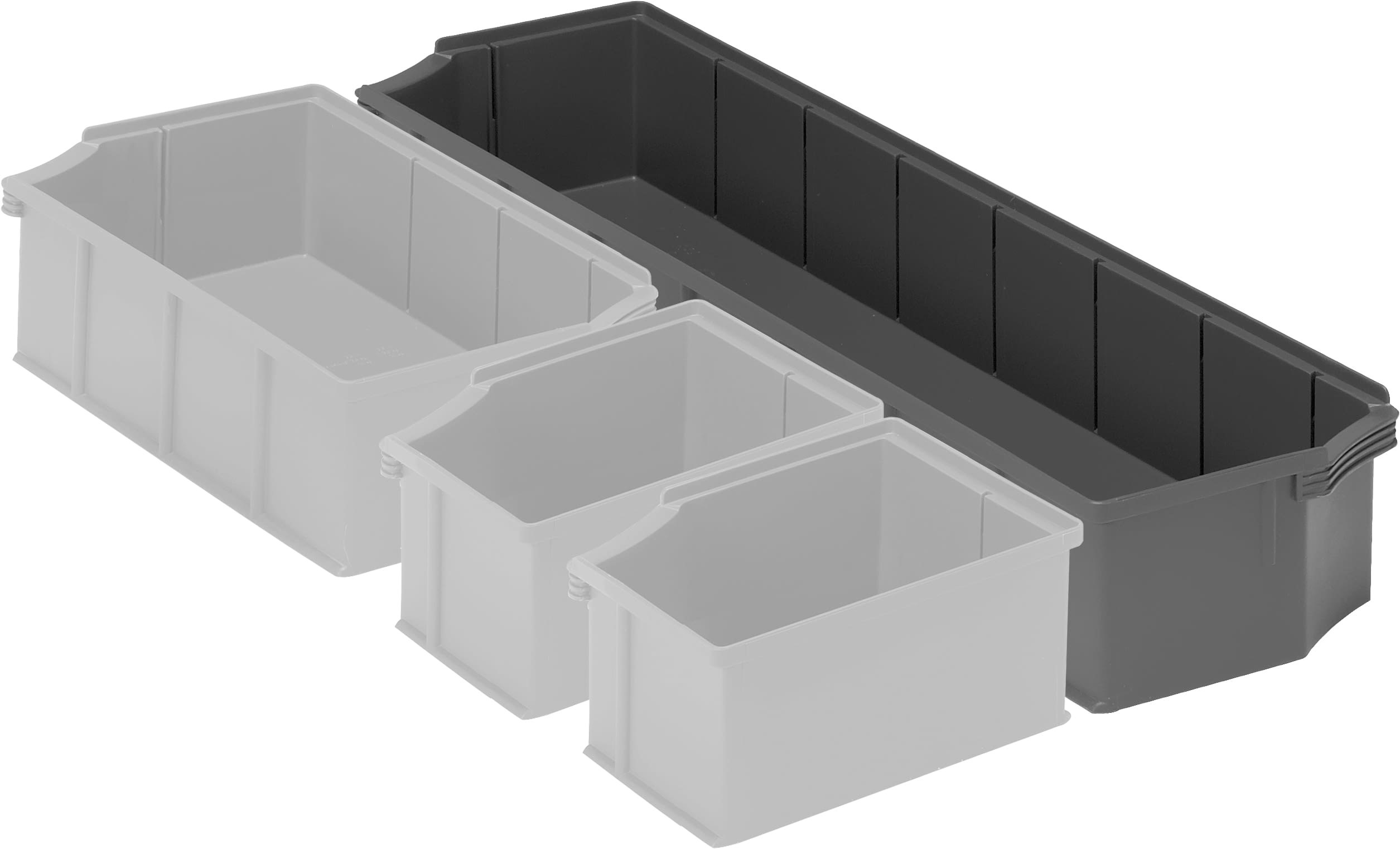 Bacs de compartimentage, EK, noir, 9-19996