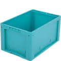 Small parts containers KLT with standard base, turquoise, 16813