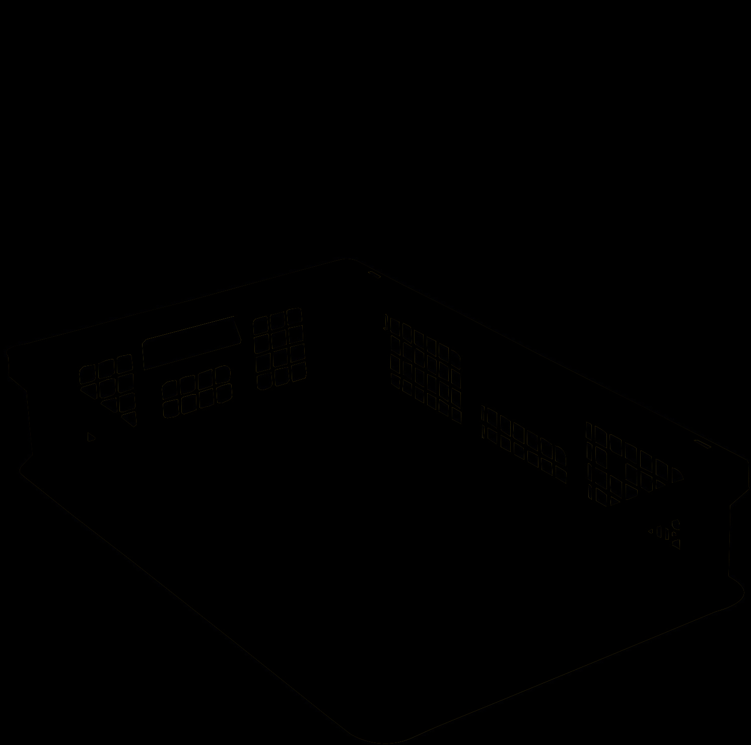 Stohovacie euro prepravky BN, s dierovanými stenami, modrá, 1282