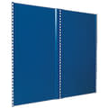 Rugwanden voor werkbanken, blauw, ARB08K