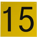 Panneaux d'identification, jaune, 20856