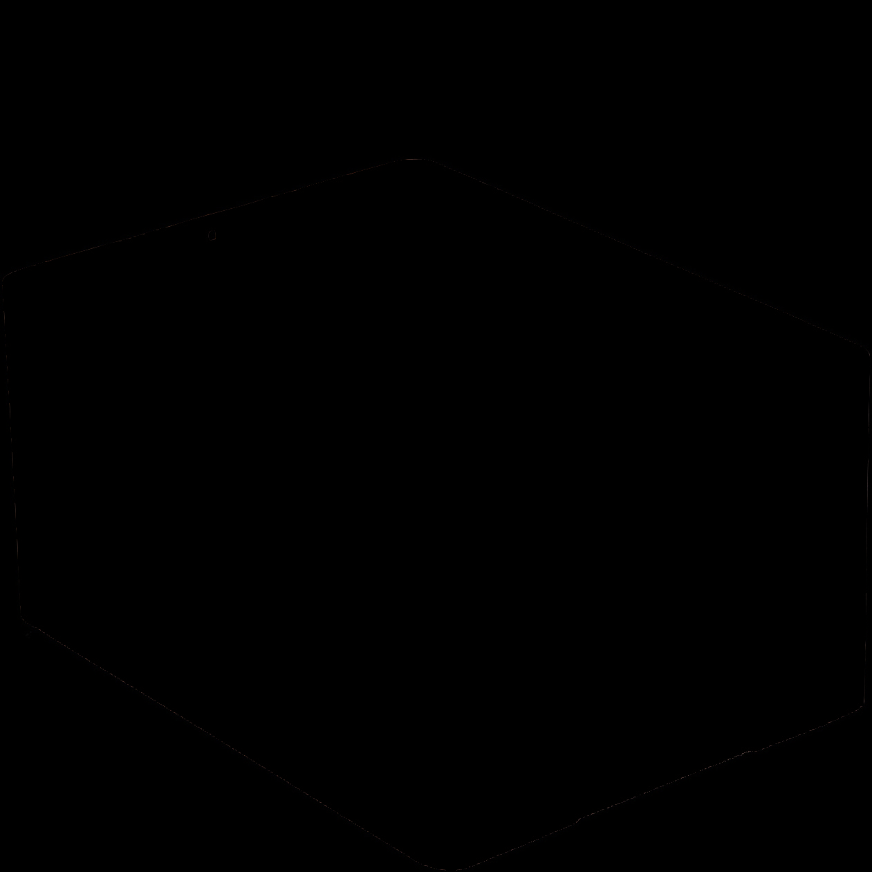 Cajas KLT con base nervada para artículos pequeños, turquesa, 16795