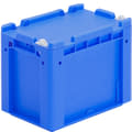 Bacs gerbables norme Europe, série XL, parois fermées, bleu, 30413