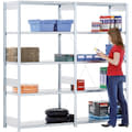 Light duty shelving type EL - shelf load 100 kg, galvanised, FEL2051GA