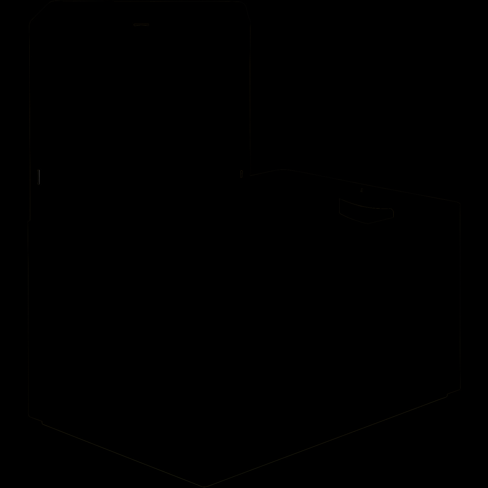 EURO-stabelkasser XL, lukket sider, blå, 18707