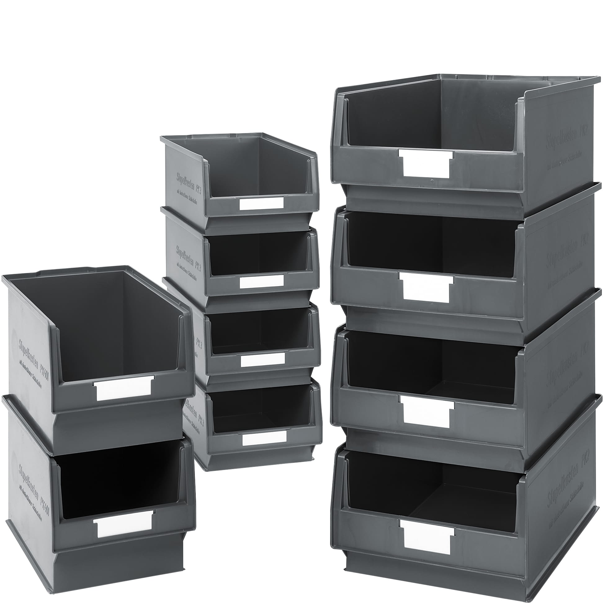 Boxy PK s odoberacím otvorom , s otvorom na kratšej strane, tmavo šedá, IMG_16003