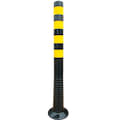 Poteaux de balisage flexibles, noir/jaune, 40160