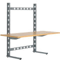Structures, utilisation simple face, gris foncé, bois, 44-19306