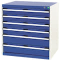 Drawer cabinets, light grey, 41405