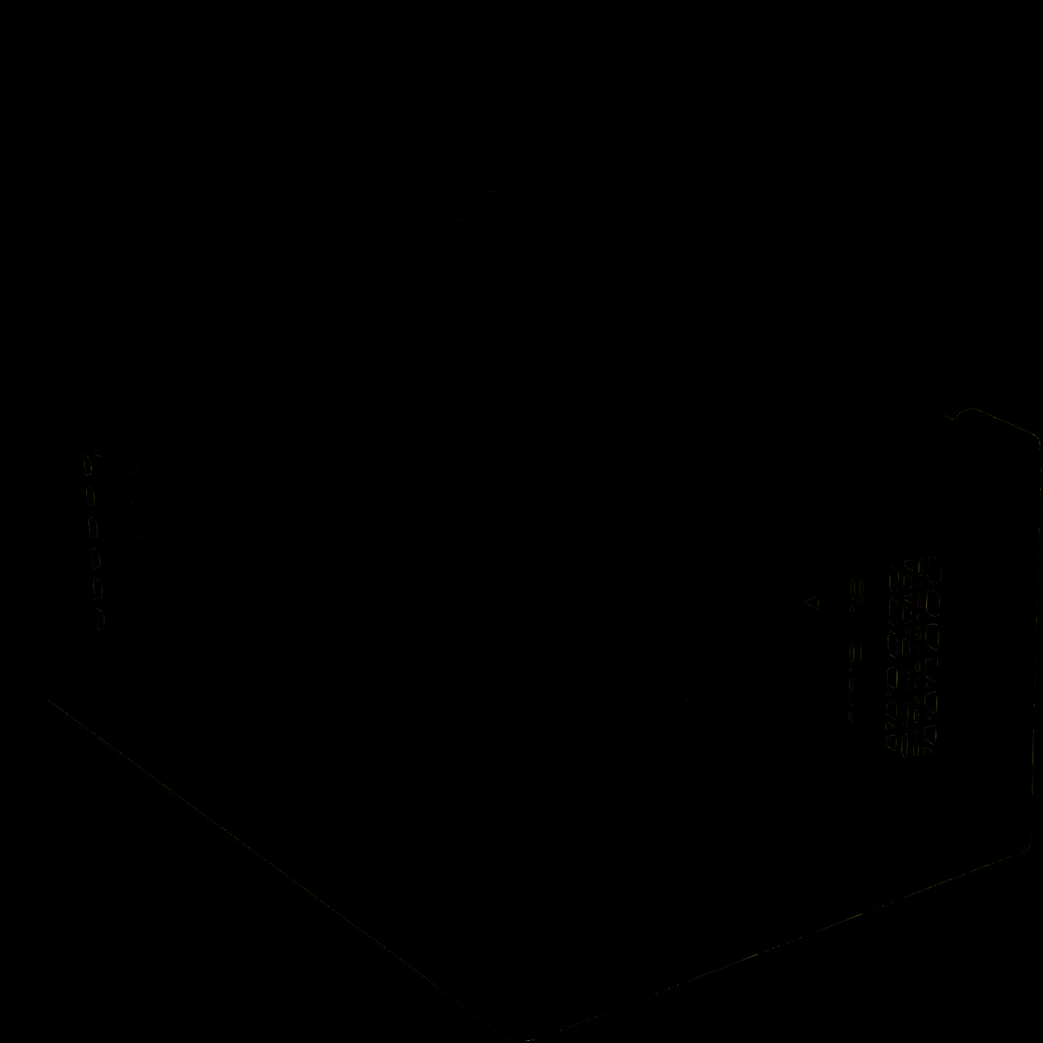 Cajas apilables XL Norma Europea con base y paredes de rejilla, azul, 18496