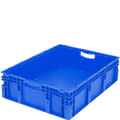 Eurostapelbakken XL met dubbele bodem, blauw, 22597