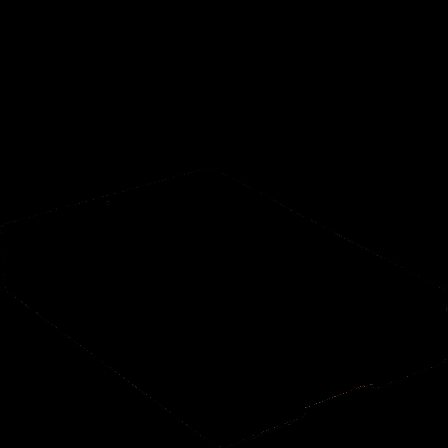 Cajas KLT con base doble para artículos pequeños, turquesa, 18100