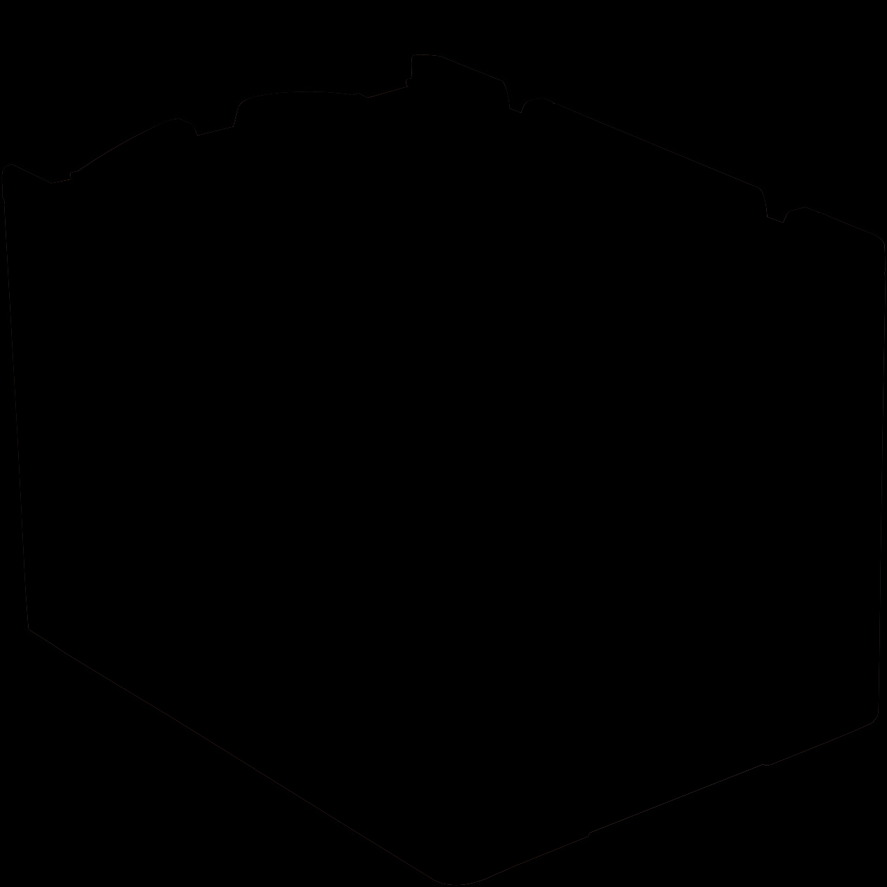 Malé prepravky KLT s dvojitým dnom, tyrkysová, 17507