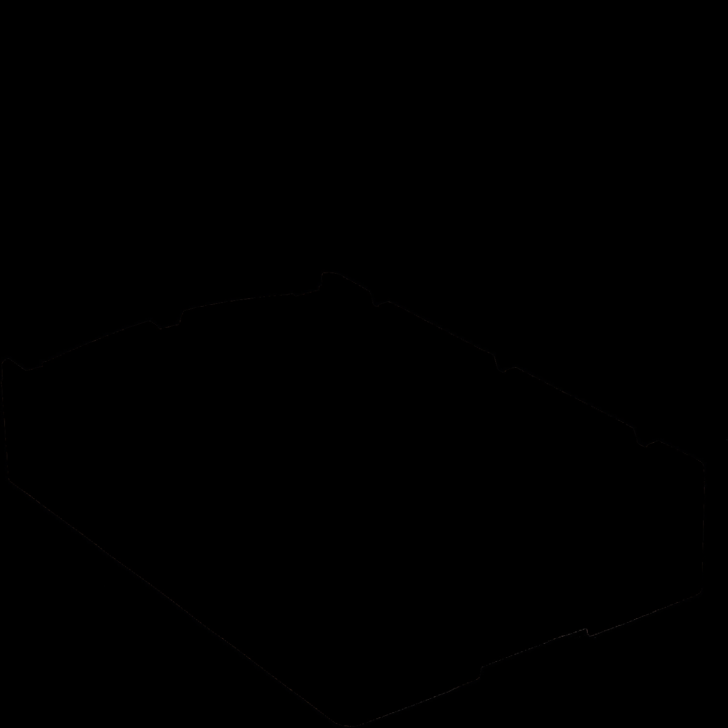 Cajas KLT con base doble para artículos pequeños, turquesa, 18101