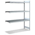 Shelving with extra large steel shelves, galvanised, 27113