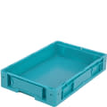Bacs pour petit matériel KLT à fond double, turquoise, 18100