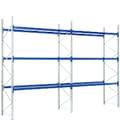 Complete palletstellingen, 3 niveaus, blauw, verzinkt, shop_14184