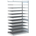 Rayonnages Kanban pour pièces du classement C, galvanisé, 33577