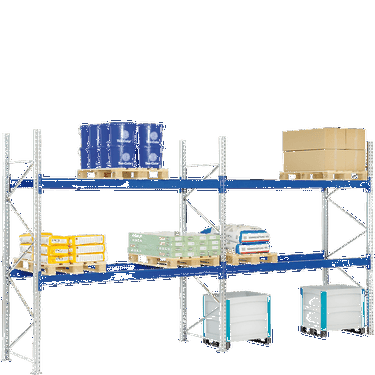 Pallet racking - pallet weight 1000 kg, bay width 2700 mm | BITO