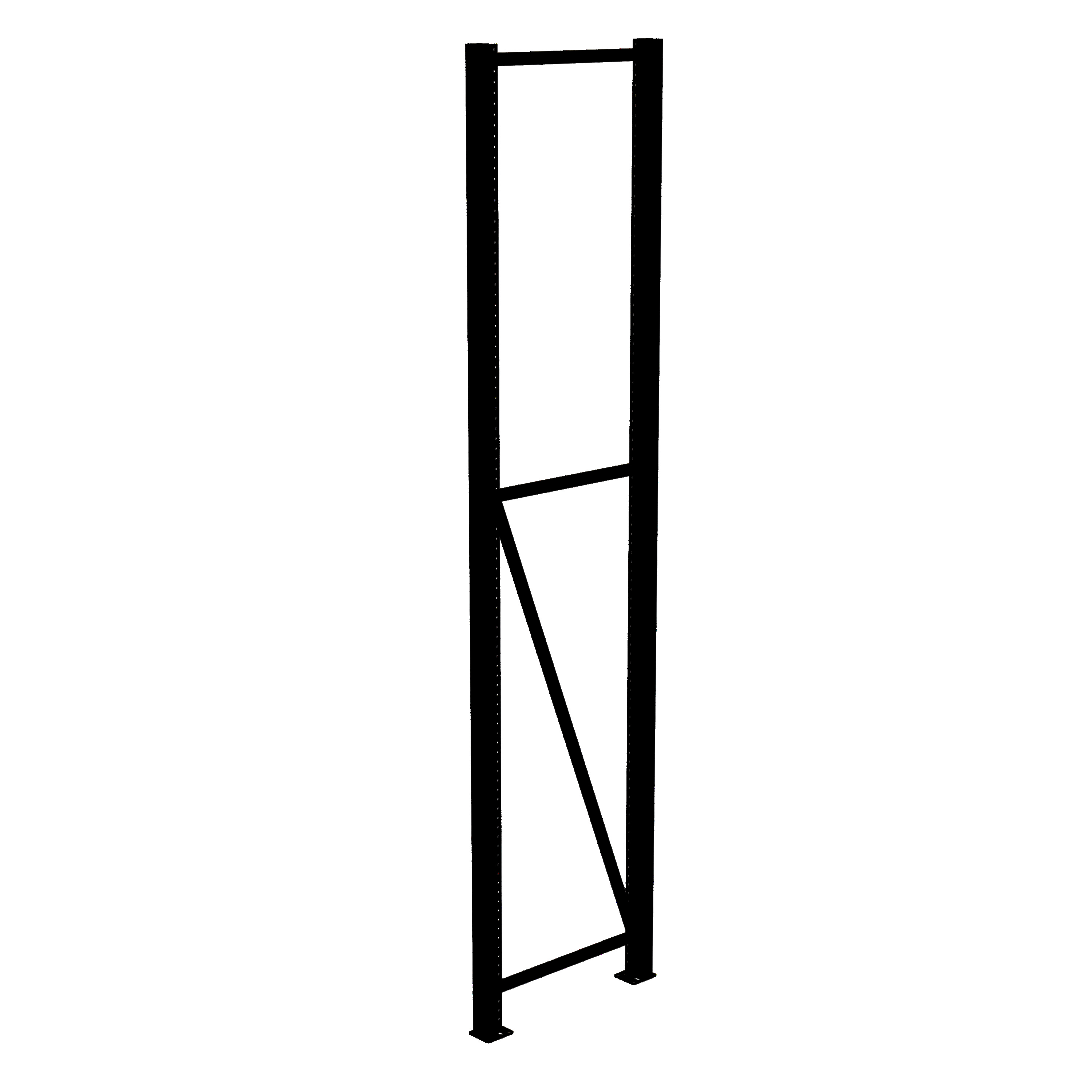 Weitspannregal-Stützrahmen, verzinkt, shop_14278