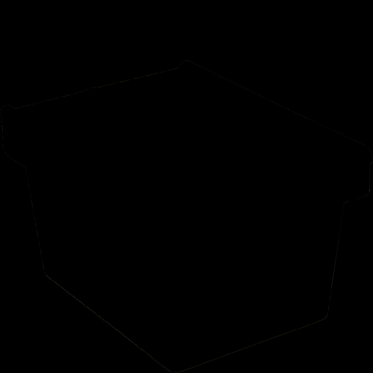 Cajas apilables y encajables MB, azul colombino, 11123