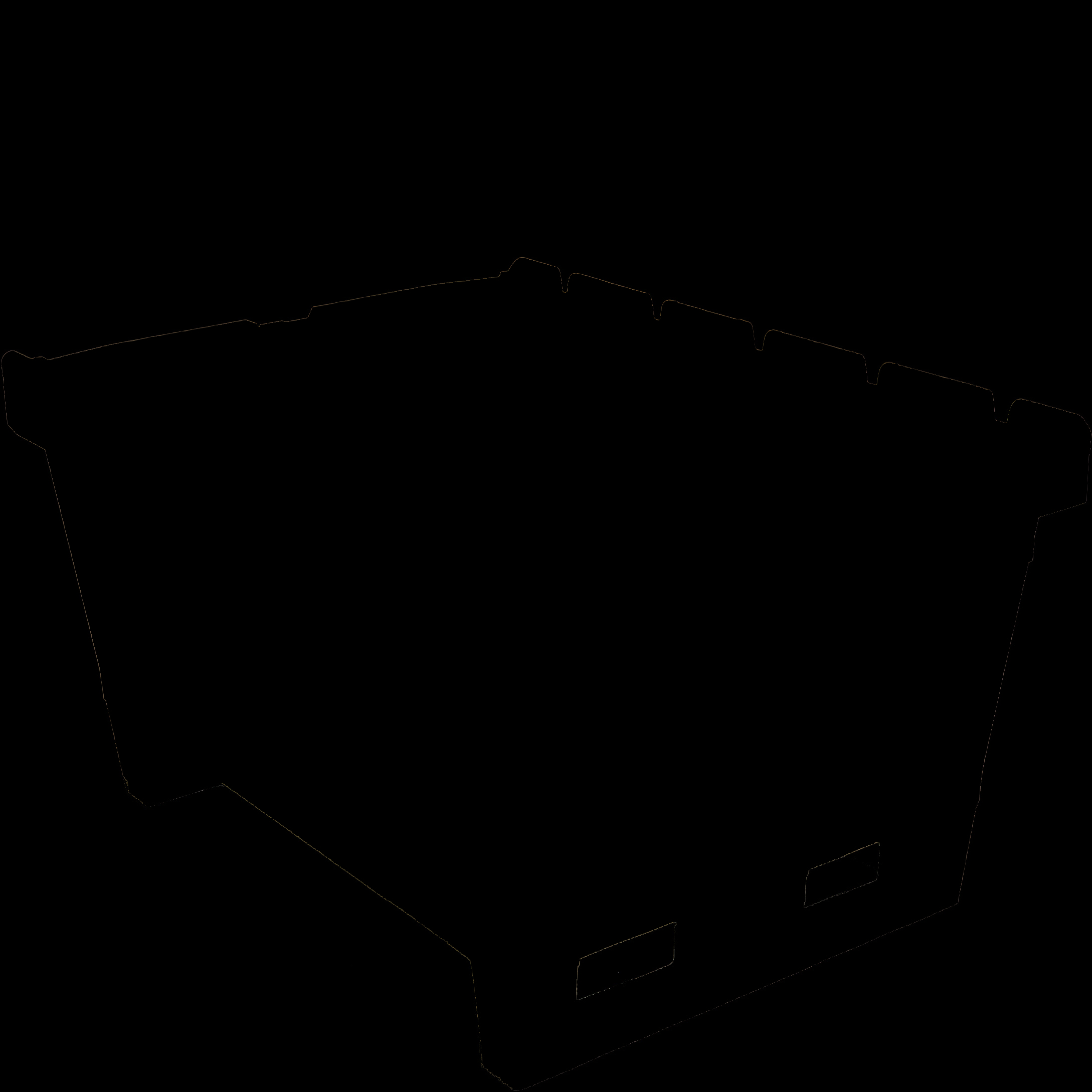 Viacúčelové prepravky MB s dvojitým dnom, sada lyžín, holubia modrá, 15313