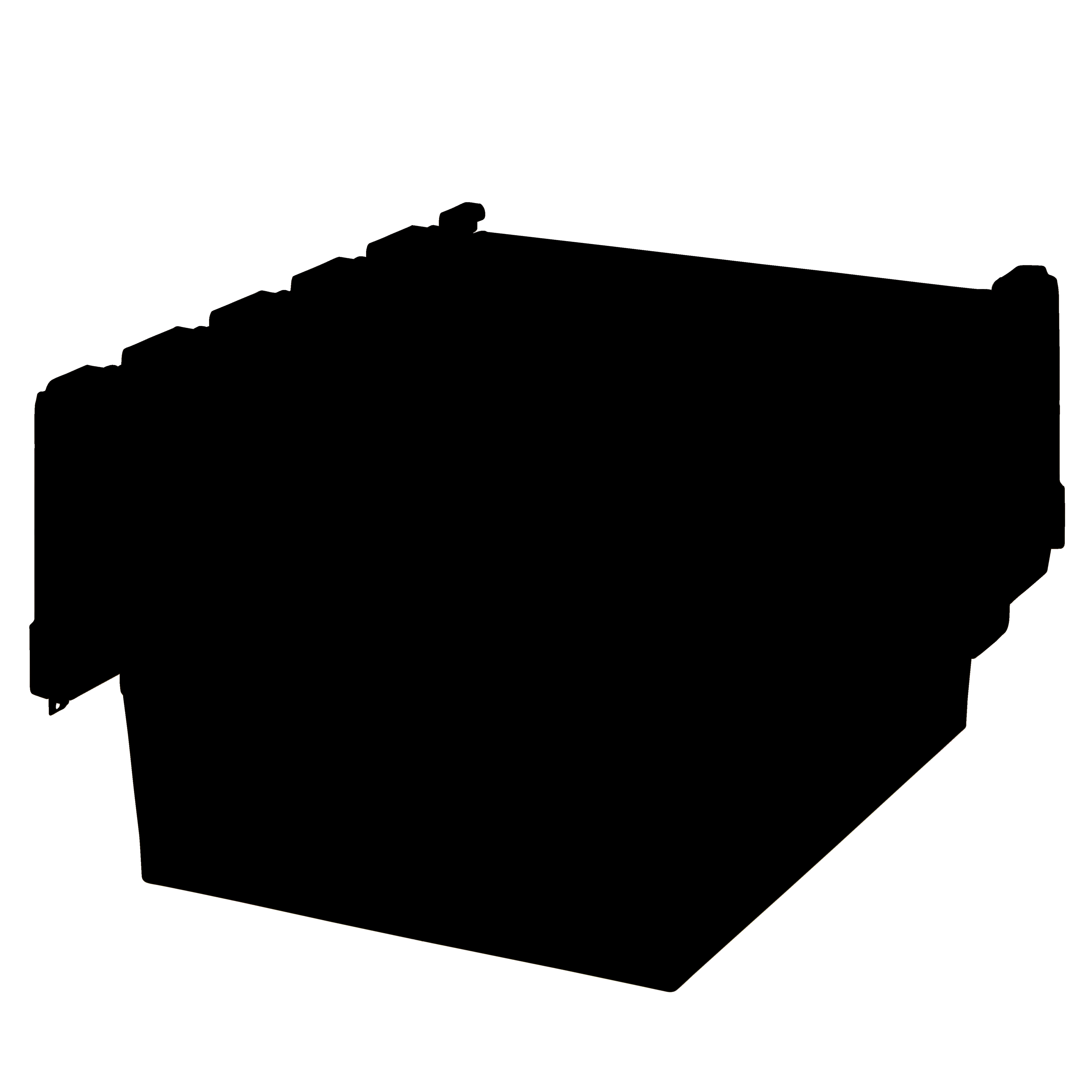 Mehrwegbehälter MB - Sonderlösungen, taubenblau, IMG_3260037