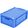 Bacs gerbables norme Europe, série XL, fermeture à levier, bleu, 22254