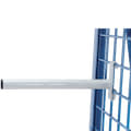Round spigot, 300 mm long, diameter 27 mm, 25 kg, grey, 43387