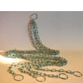 Ketting voor koepelspiegel, hoogglansverzinkt gechromatiseerd, 39484