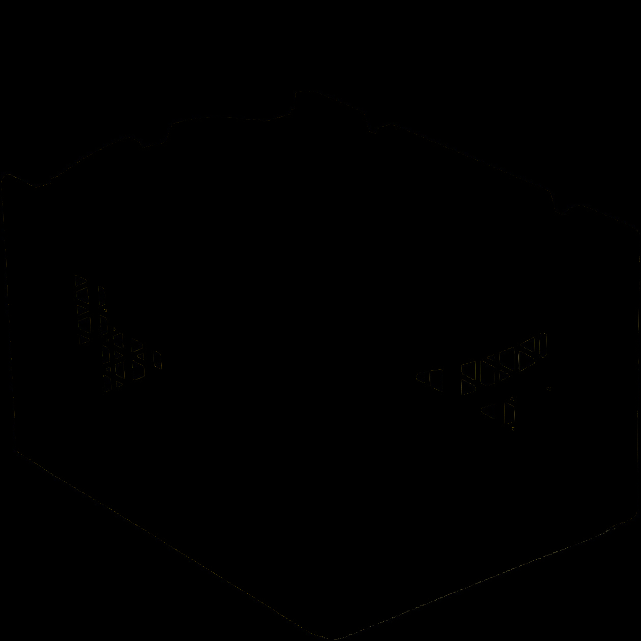 Cajas apilables XL Norma Europea con base y paredes de rejilla, azul, 18524