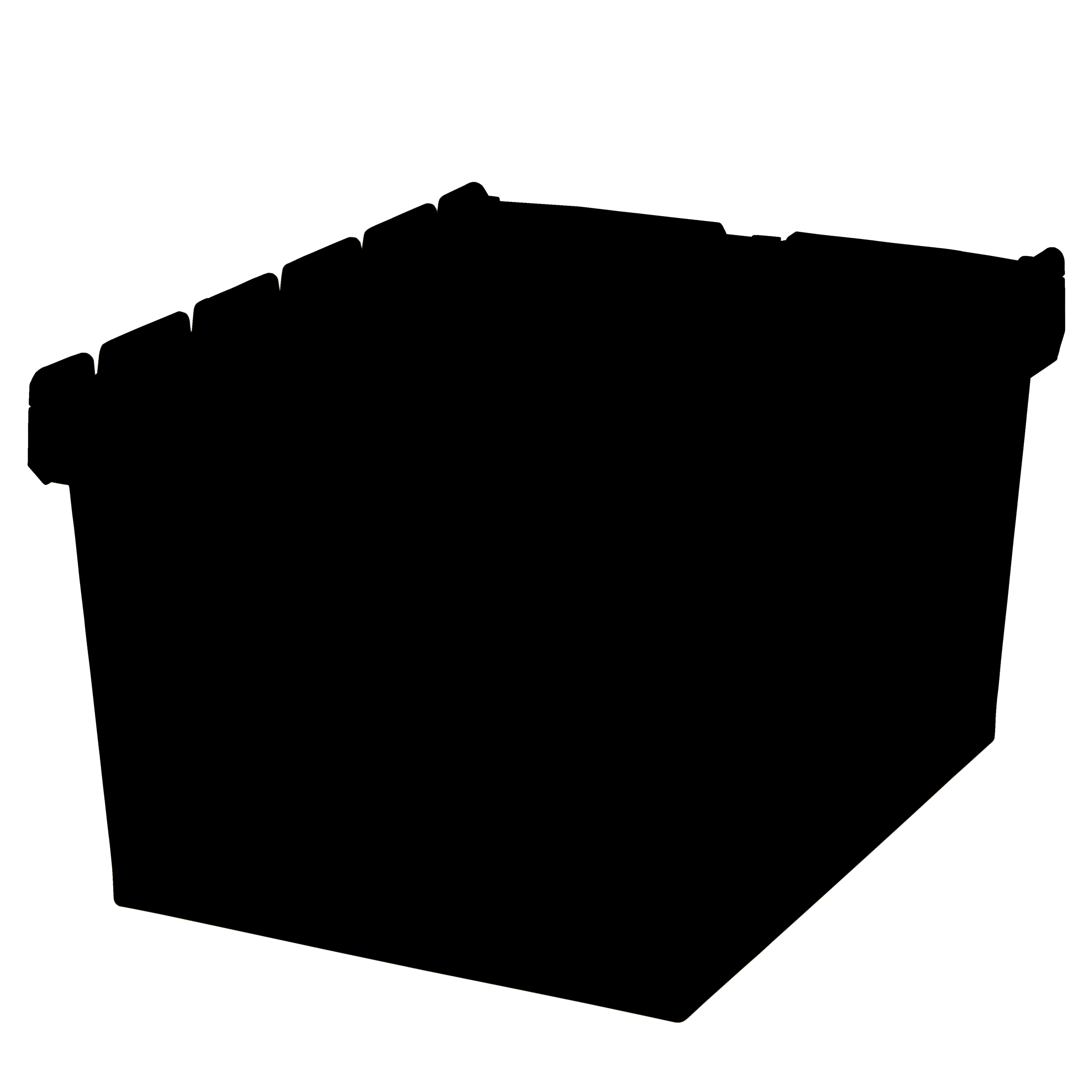 Mehrwegbehälter MB - Sonderlösungen, taubenblau, IMG_3260035