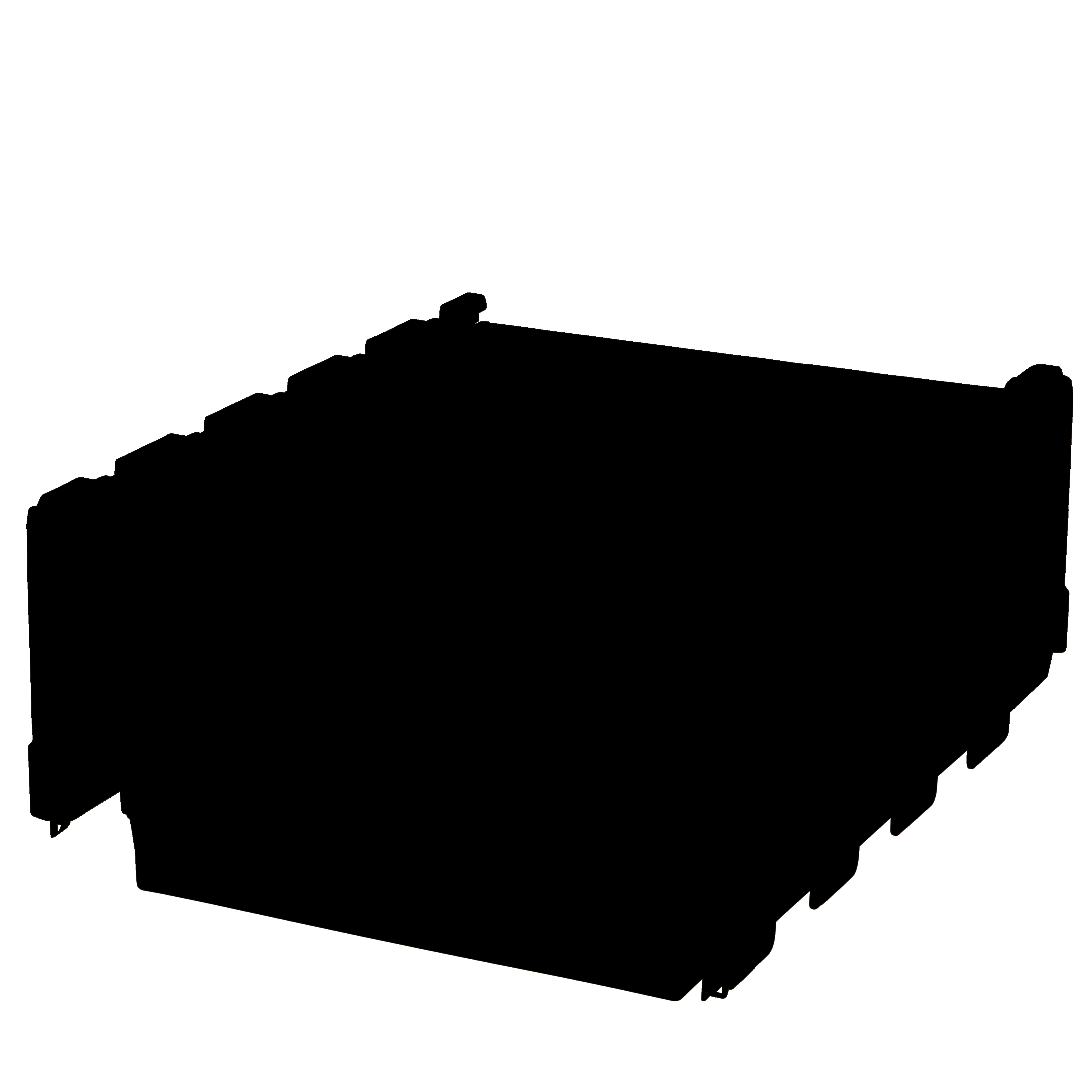 Mehrwegbehälter MB - Sonderlösungen, taubenblau, IMG_3260034