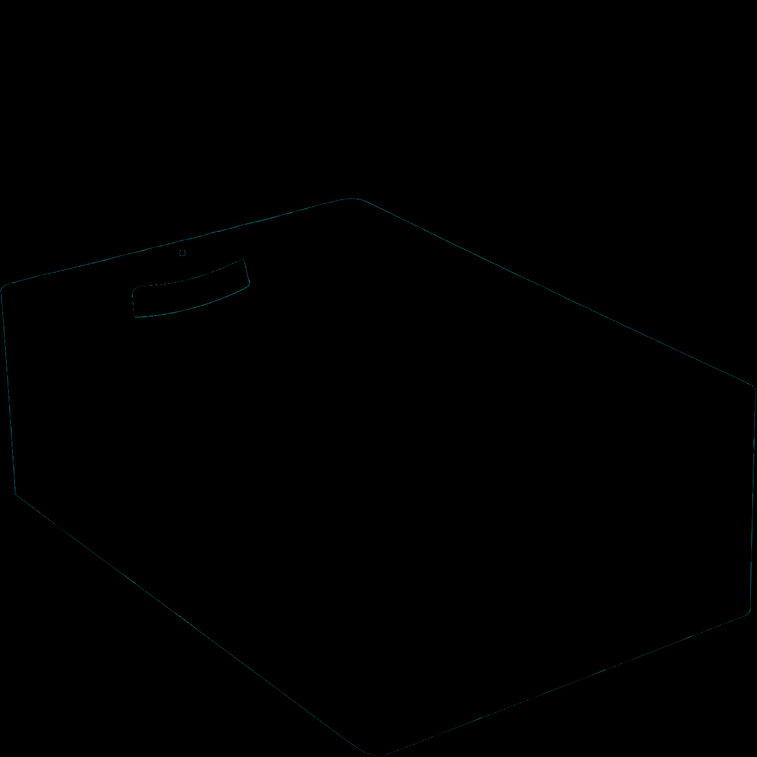 Stohovacie euro prepravky XL, s otvorom na kratšej strane, červená, 14987